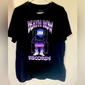 Death row Records rap music T-shirt men’s size large
